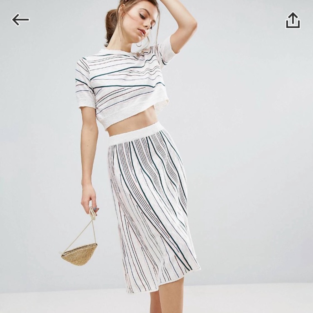 Asos Knit Stripe Co-ord Set